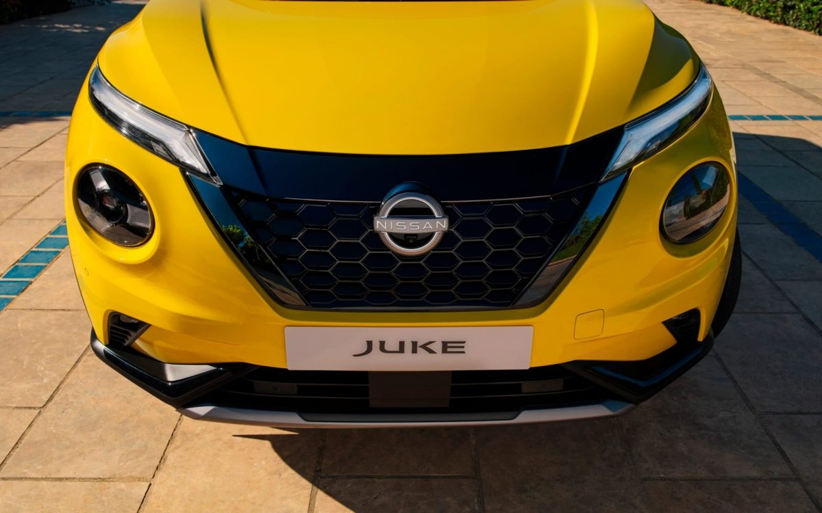 Front of a Nissan Juke 