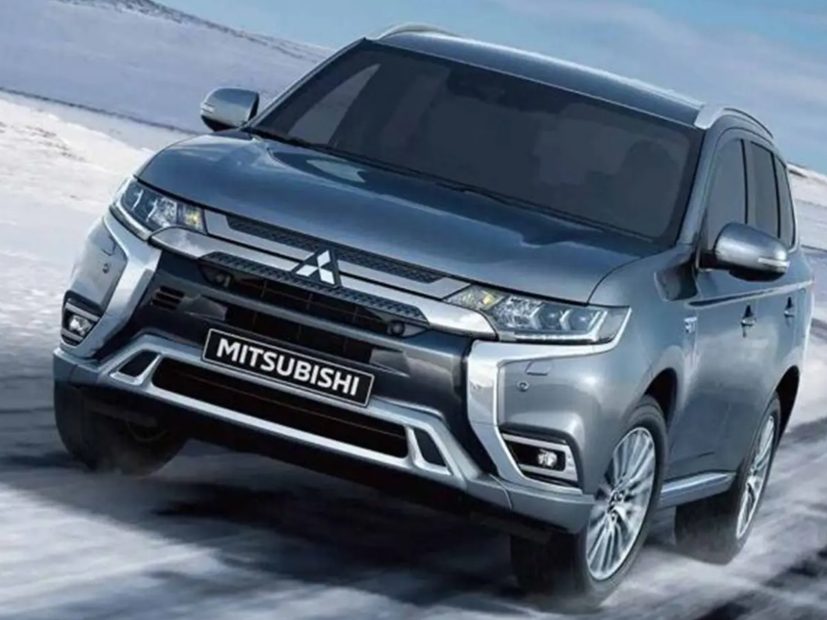 winter tyres on a mitsubishi