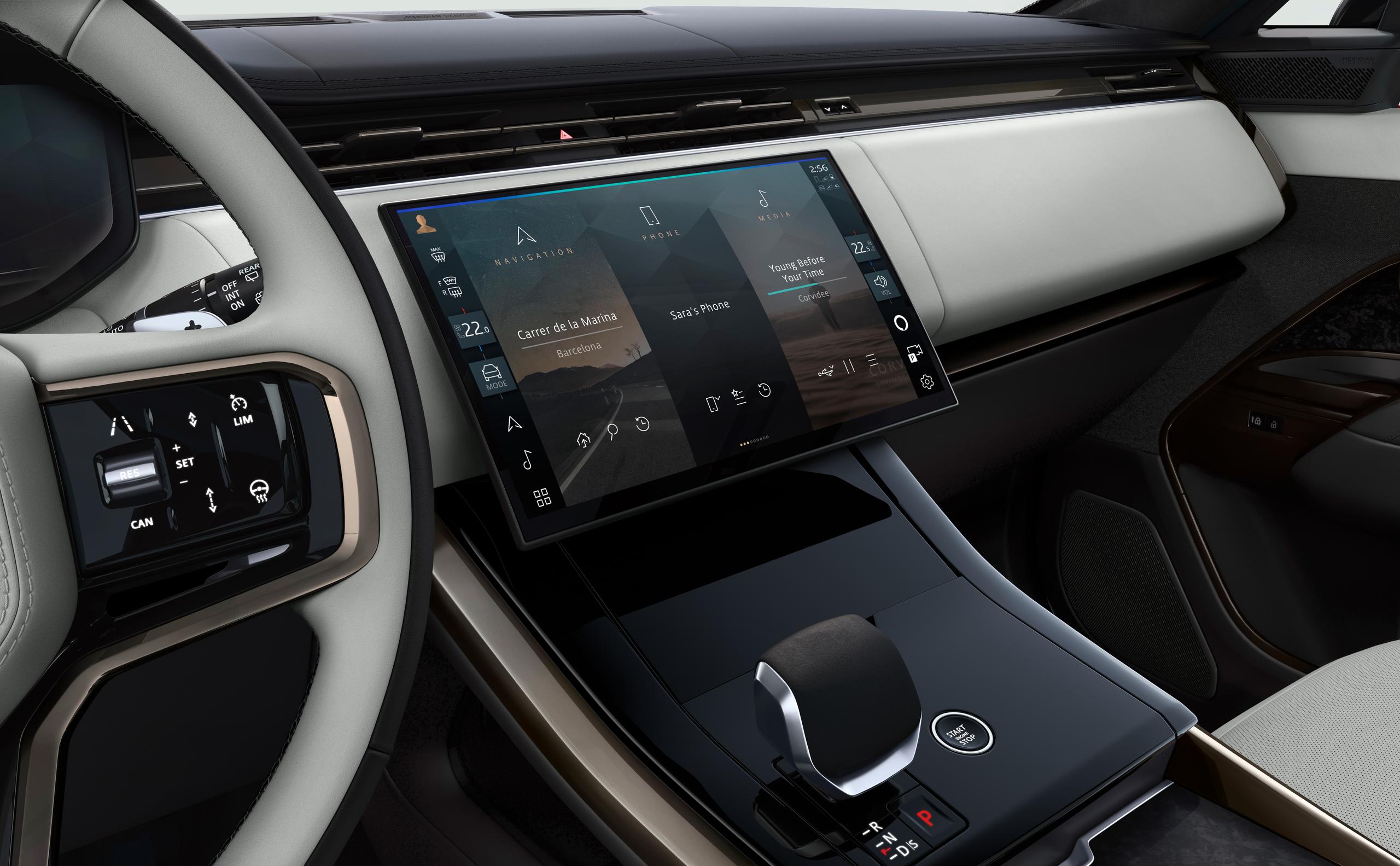 Range Rover Sport Infotainment Close Up