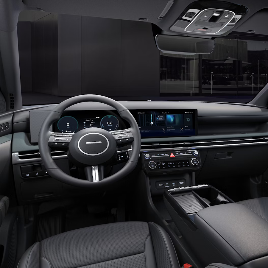 Cockpit with large screen