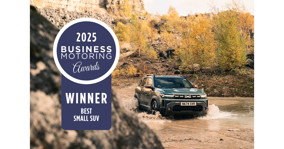 BUILT FOR BUSINESS: DACIA DUSTER WINS AT THE BUSINESS MOTORING AWARDS