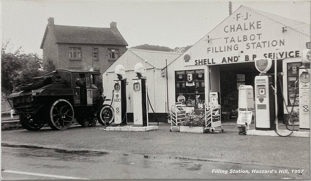 Filling Station, Hazzard's Hill 1957