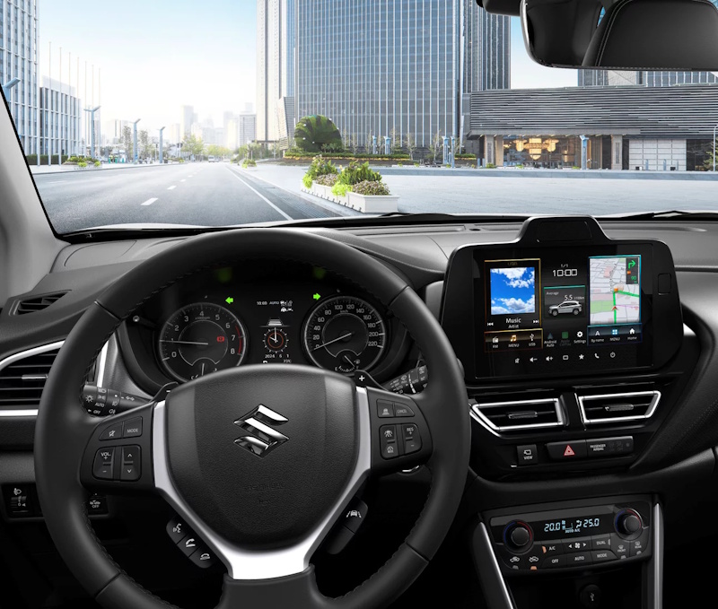 driver side of a Suzuki S-Cross