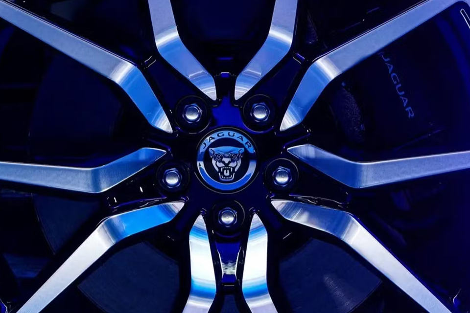 Jaguar Alloy Wheel Close Up