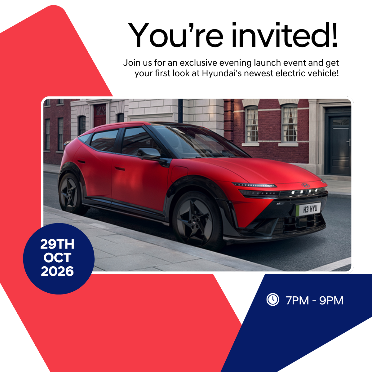 Be among the first to discover the all-new Hyundai IONIQ 3. 29th October 2026.