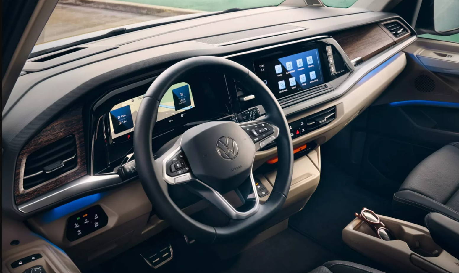 New Volkswagen Multivan interior