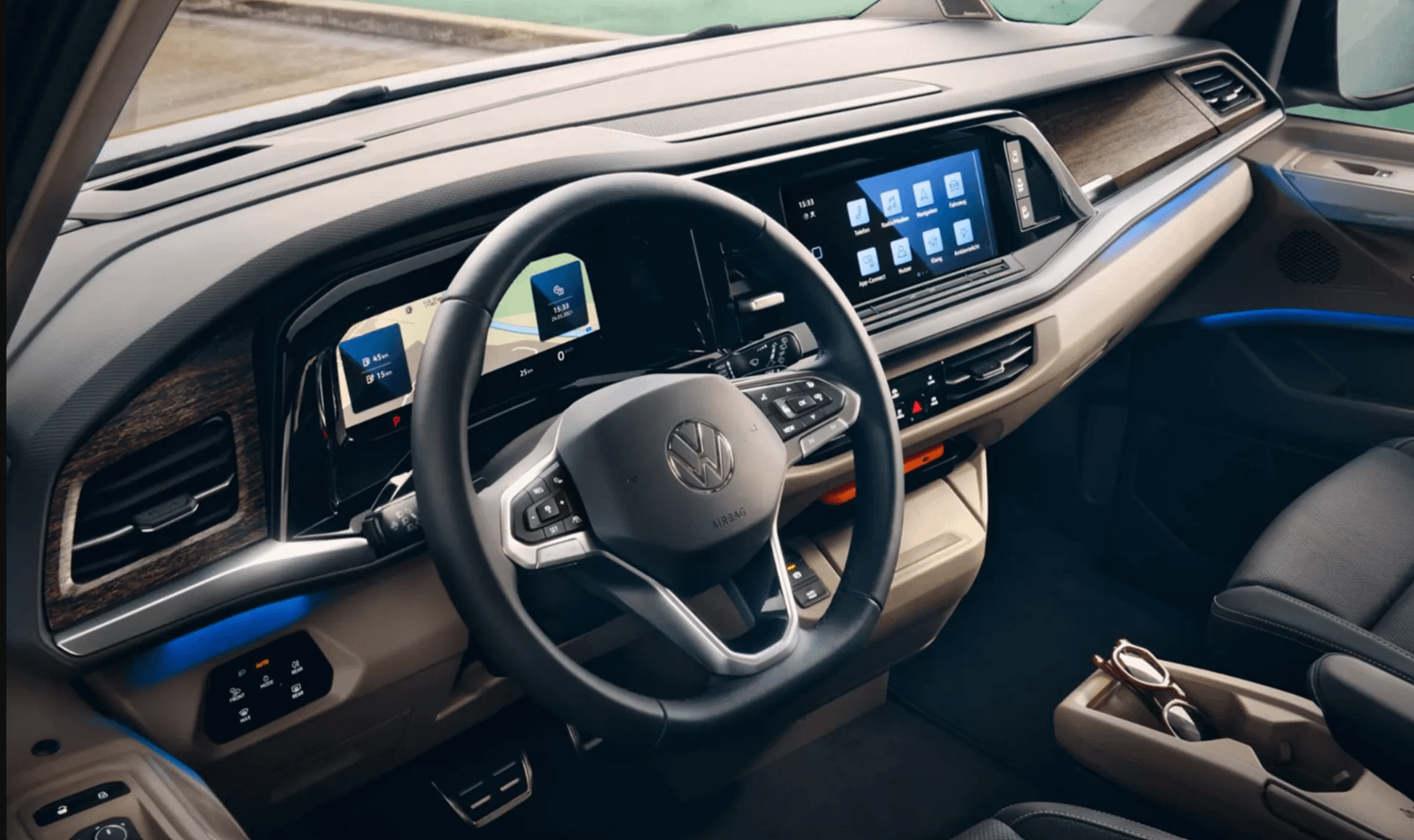 New Volkswagen Multivan interior
