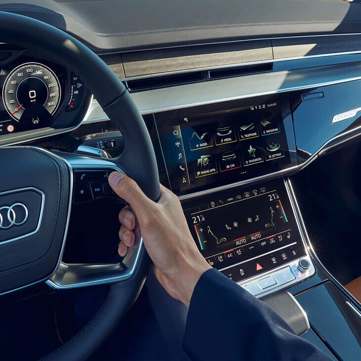 interior of audi s8