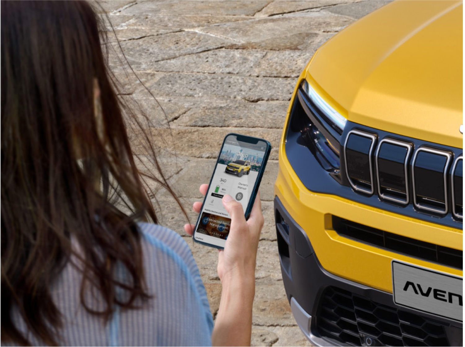 Jeep Avenger connectivity.
