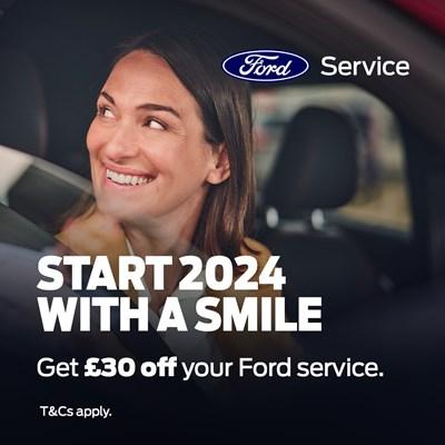 Save £30 on Ford Servicing