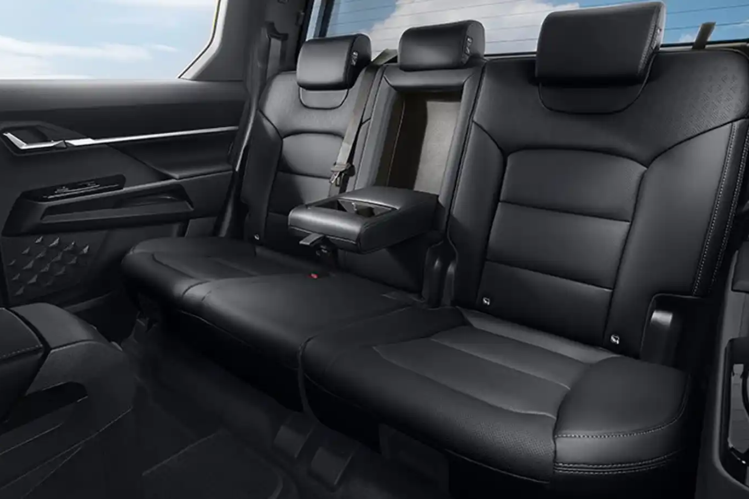 rear passengers seats in musso ev