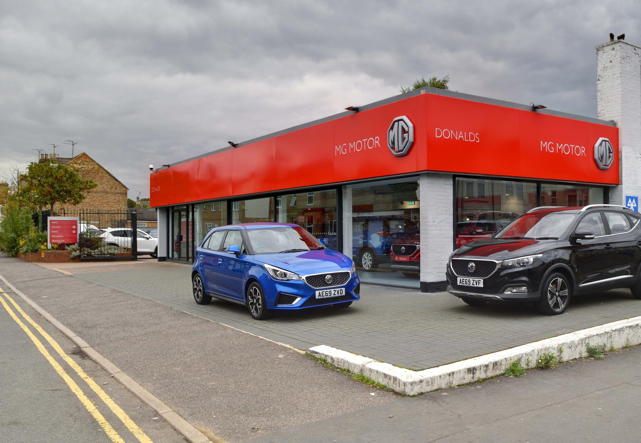 Electric car dealership in Peterborough