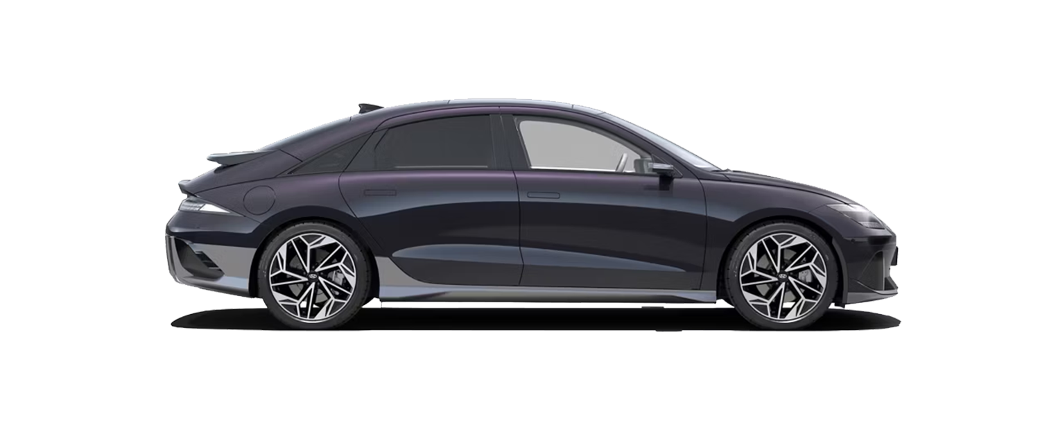 side on profile of hyundai IONIQ 6