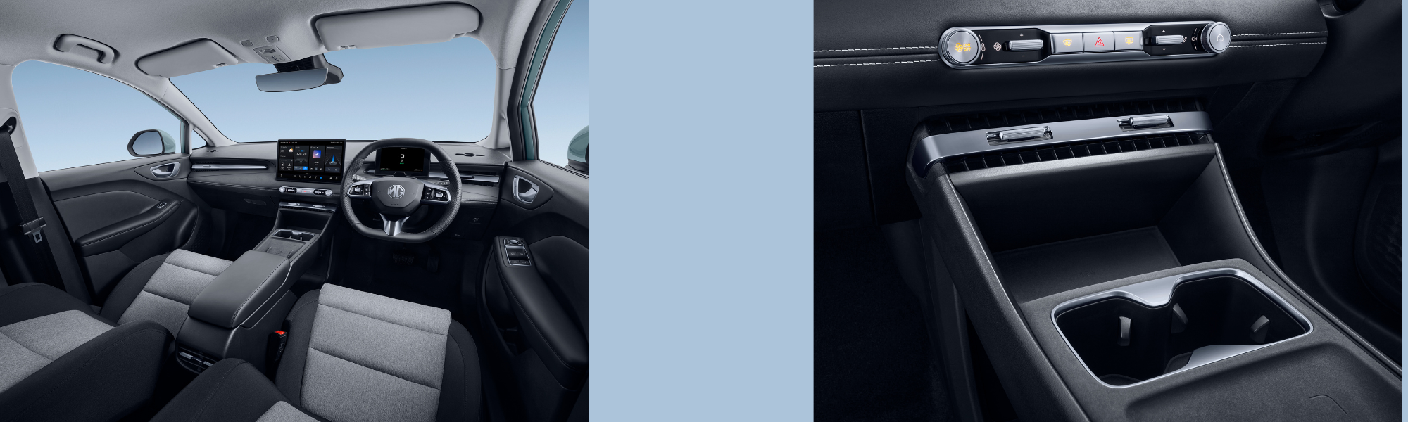 interior of MG4 EV Urban