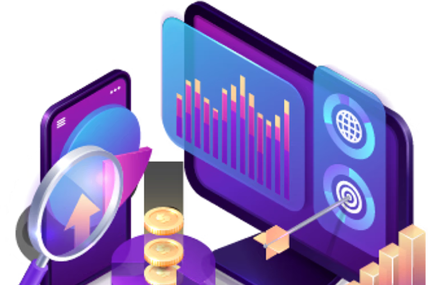 Graph on Monitor