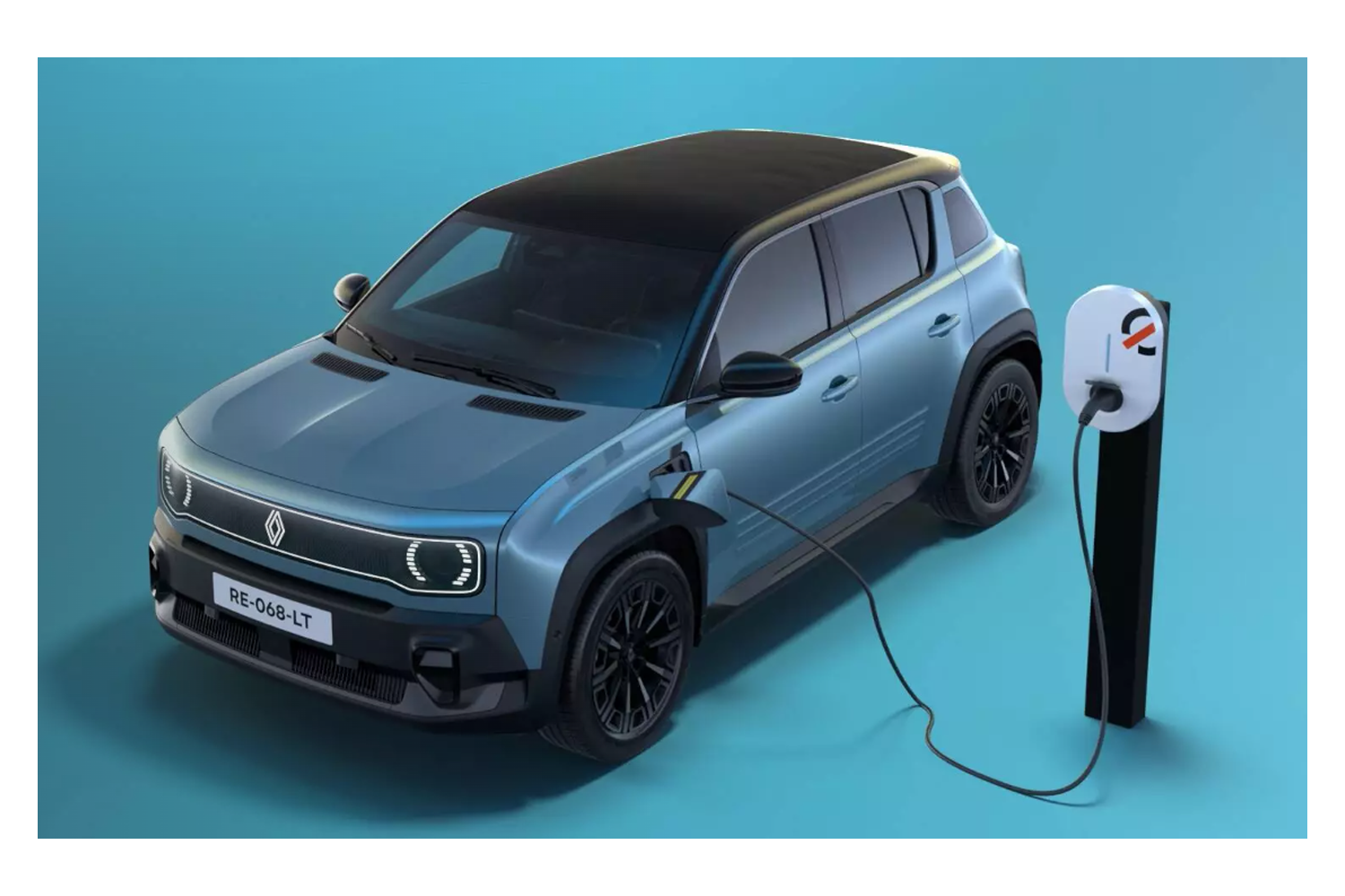 New Renault 4 charging