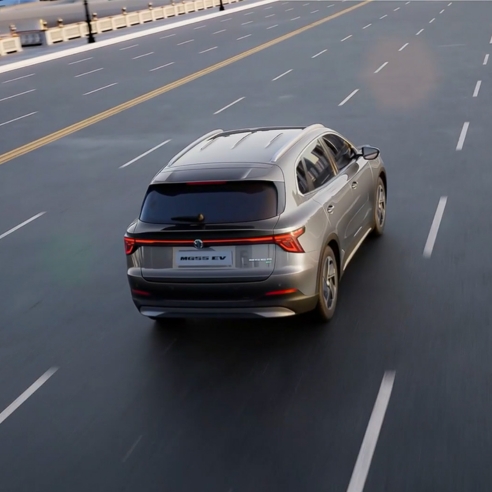 MGS5 EV Driving In An Urban Road