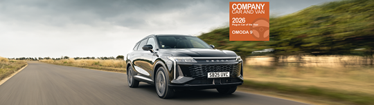 OMODA 9 SHS named Plug-in Car of the Year by Company Car & Van