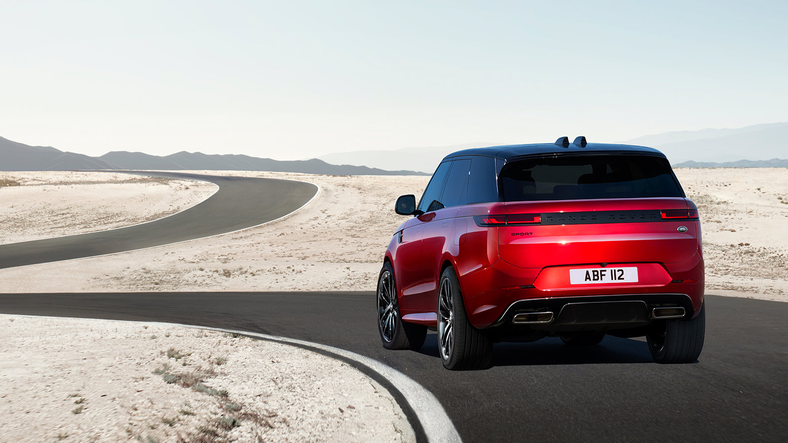 Range Rover Sport red rear