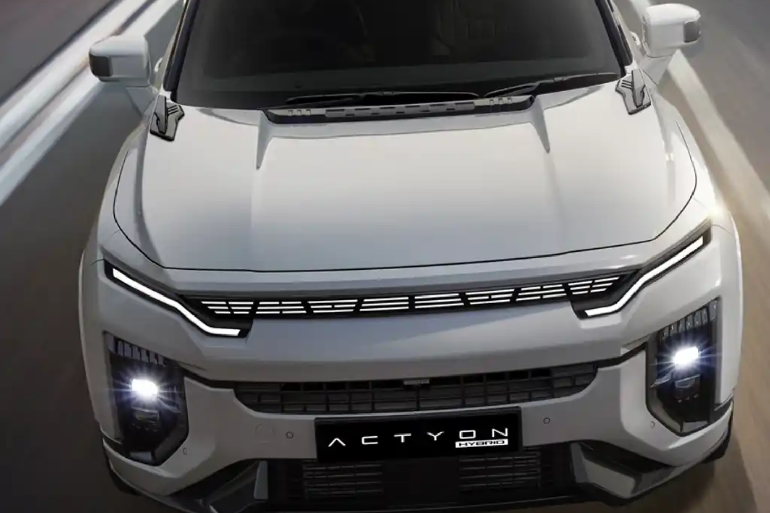 Actyon Hybrid view from the front