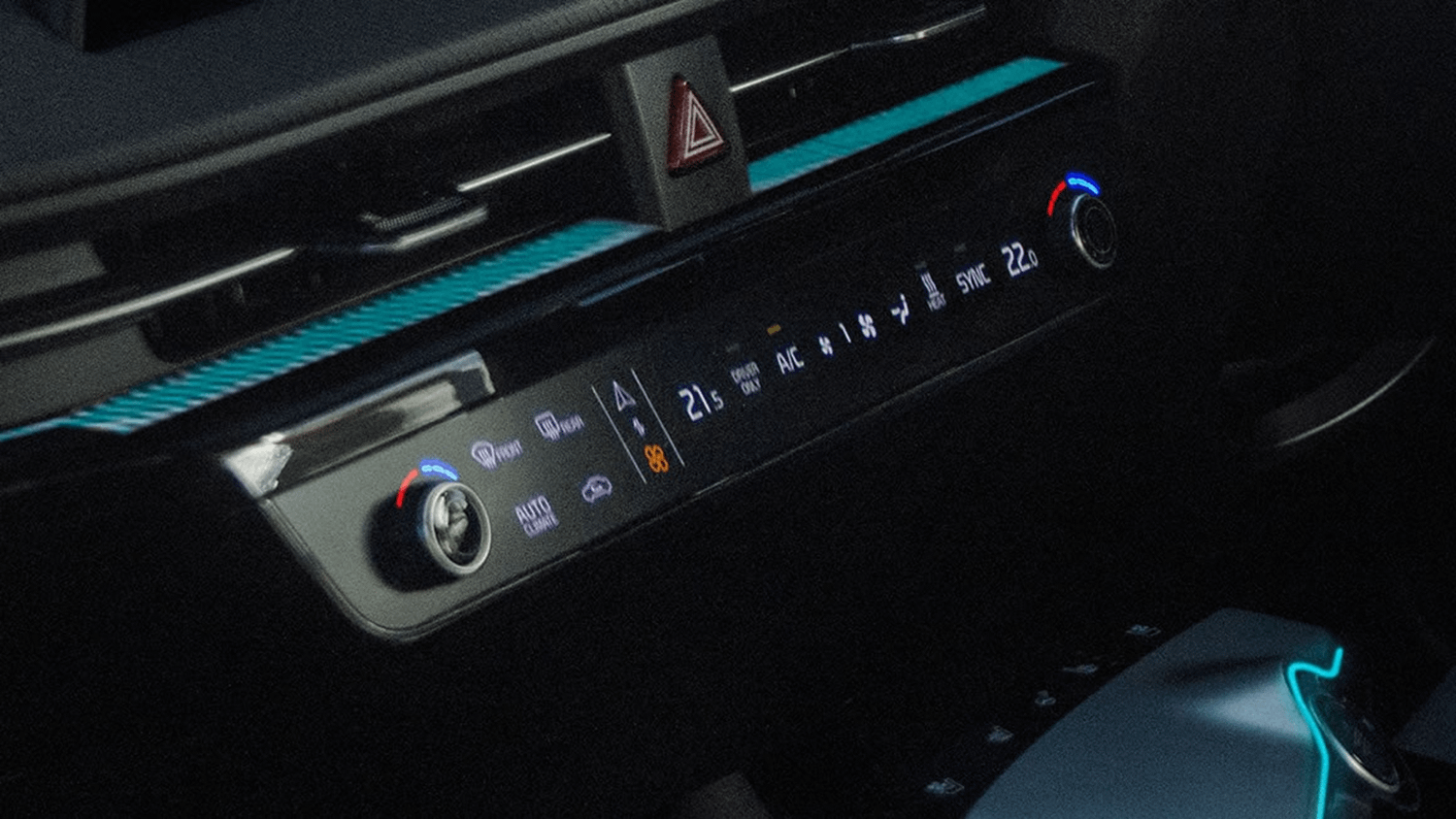 Kia EV6 interior - switchable controller