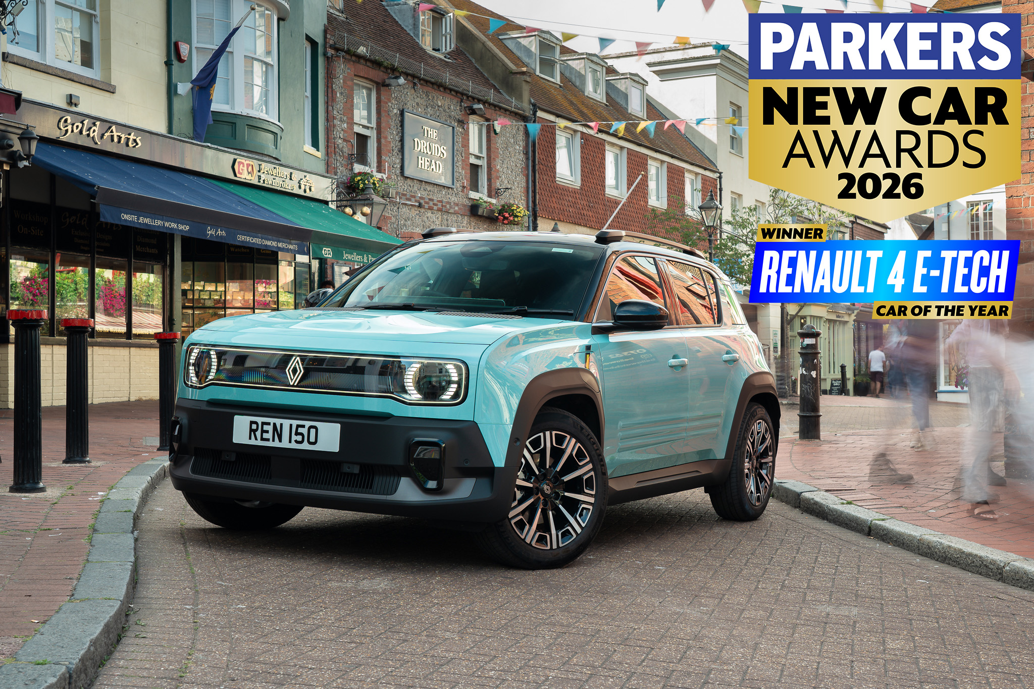 RENAULT WINS THE ‘CAR OF THE YEAR’ CROWN AGAIN, AS RENAULT 4 E-TECH ELECTRIC LEADS A QUARTET OF ELECTRIFYING WINS AT THE PARKERS NEW CAR AWARDS 2026