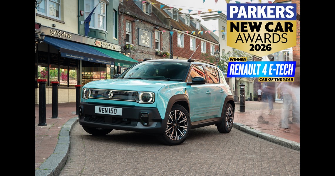 RENAULT WINS THE ‘CAR OF THE YEAR’ CROWN AGAIN, AS RENAULT 4 E-TECH ELECTRIC LEADS A QUARTET OF ELECTRIFYING WINS AT THE PARKERS NEW CAR AWARDS 2026