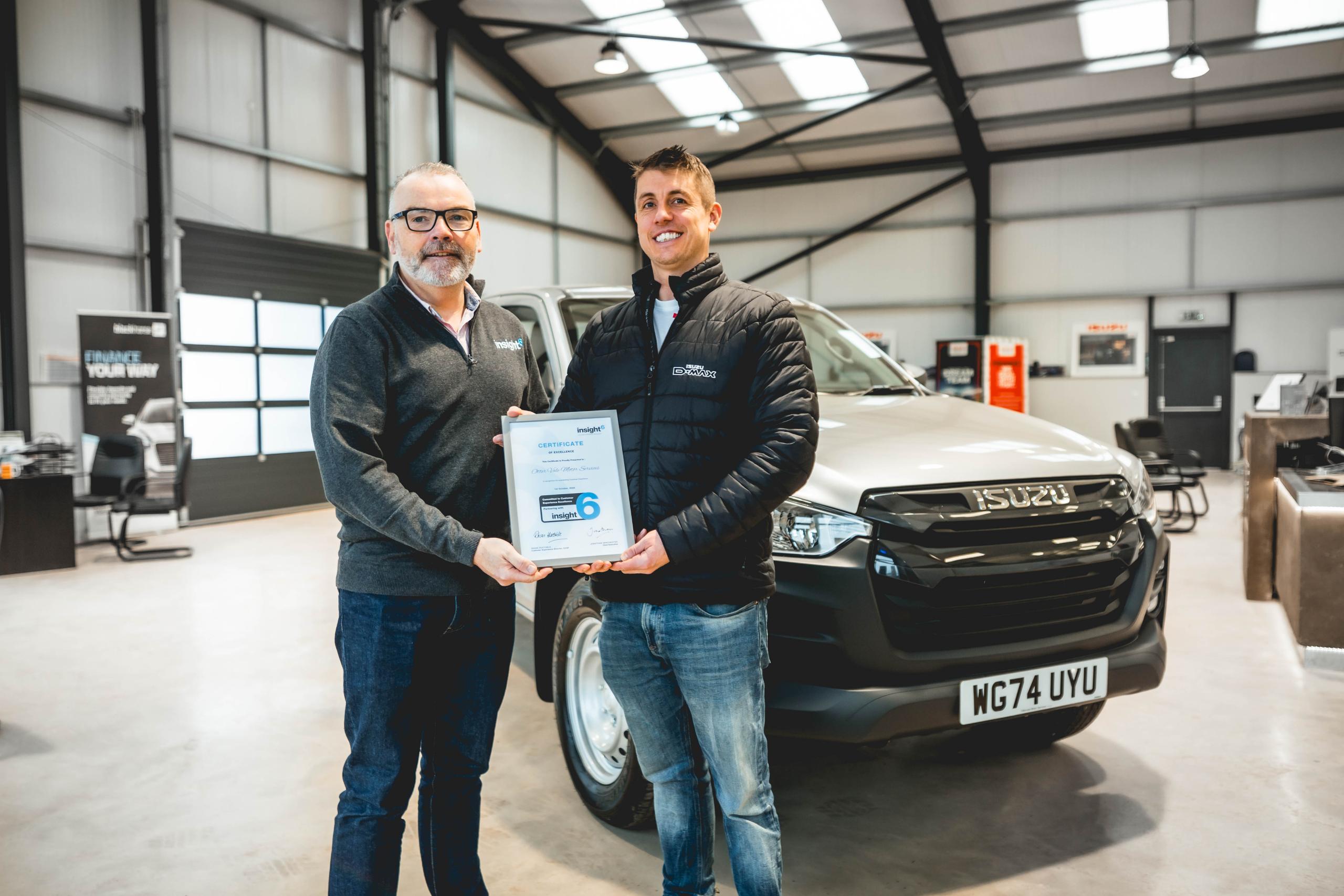 OVMS Becomes the First Automotive Company in the South West to receive ‘CX Excellence Mark’ 