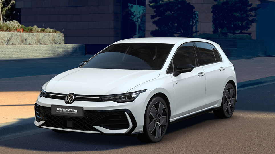 White Volkswagen Golf