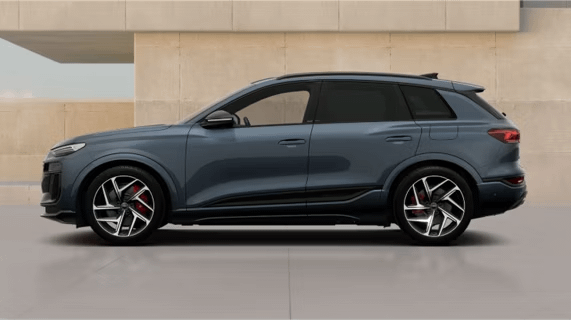 New Audi SQ6 SUV e-tron Side View