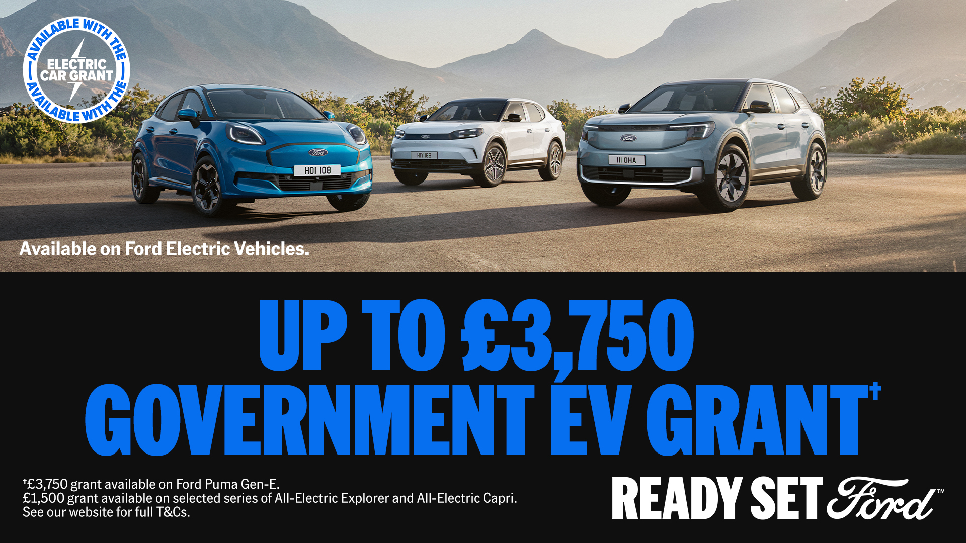 EV Grant on Ford Electric Vehicles