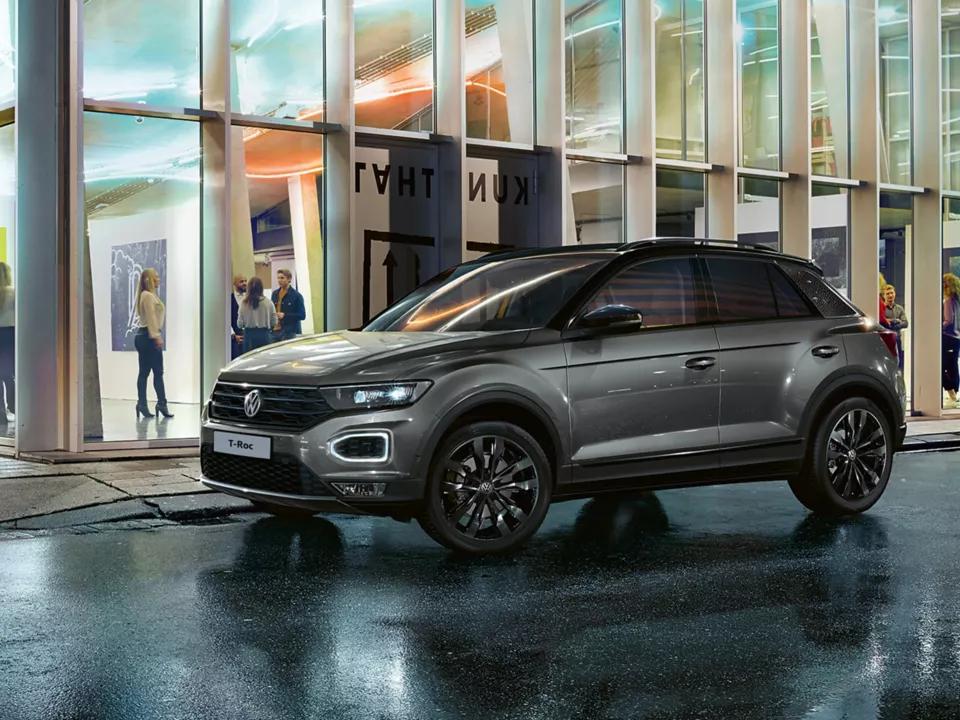Grey Volkswagen T-Roc Exterior