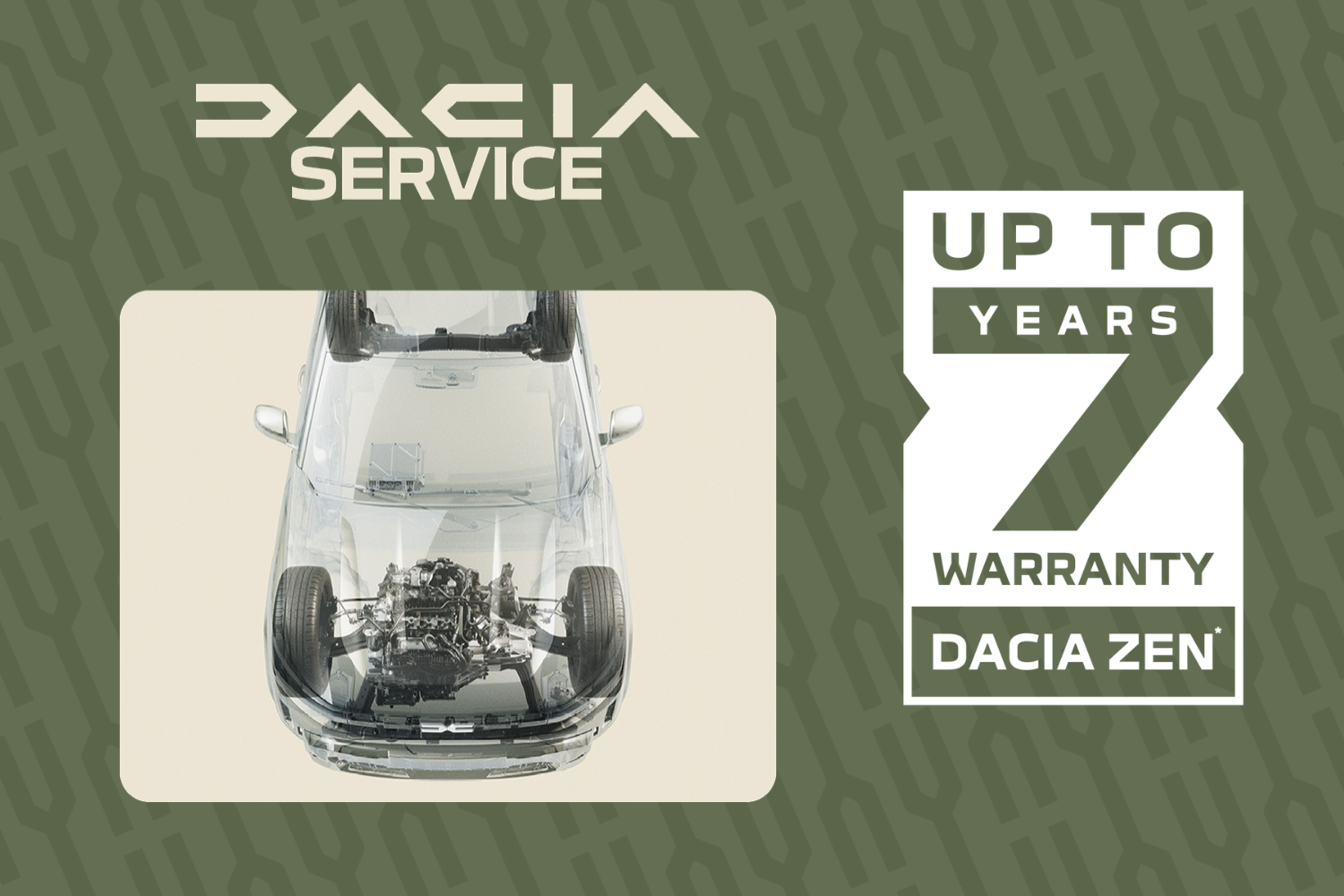 Dacia Zen up to 7 years warranty
