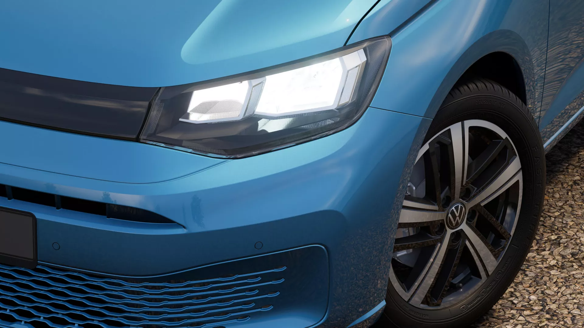 Volkswagen Caddy California Headlights