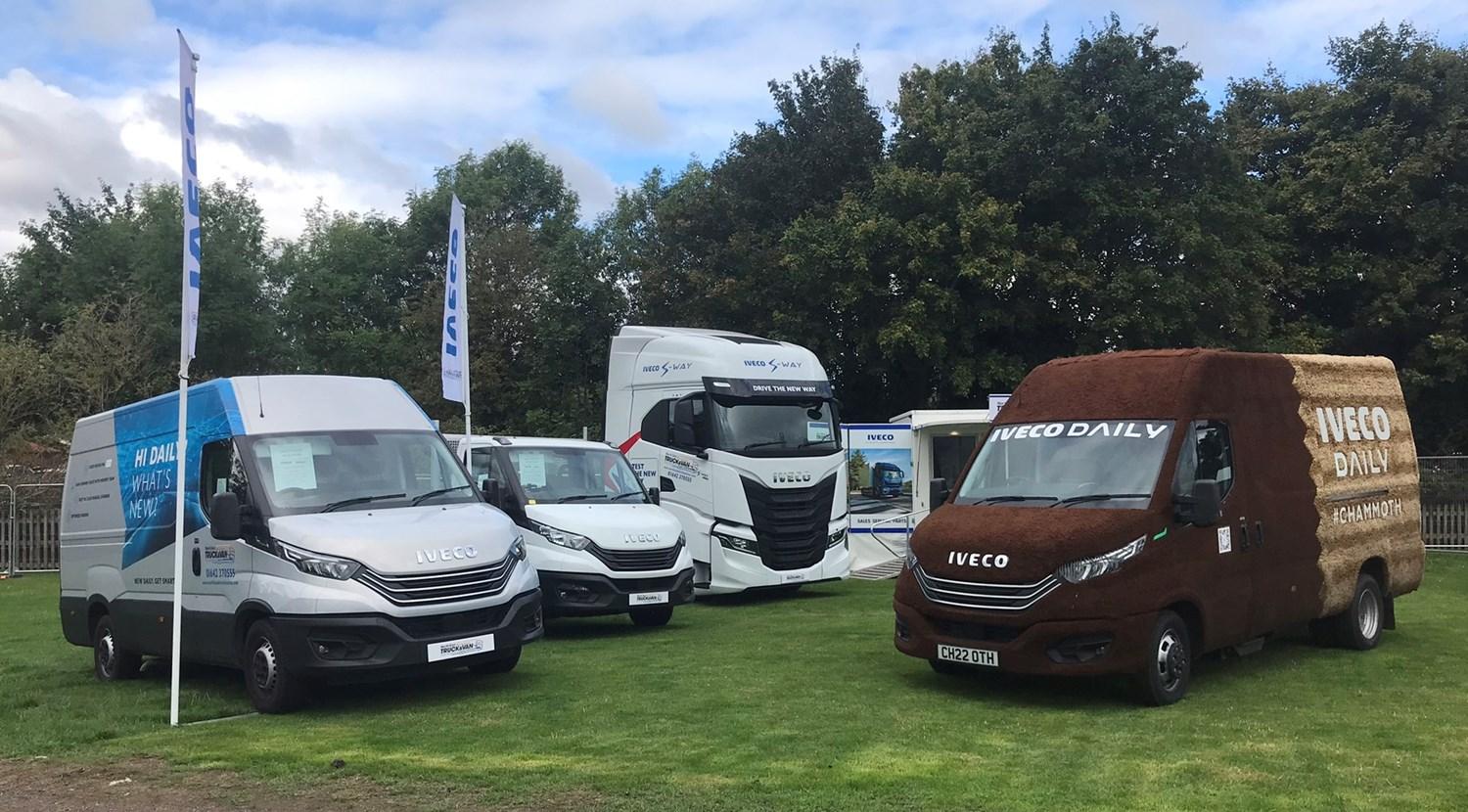 IVECO Daily Chammot vehicle alongside other IVECO vehicles