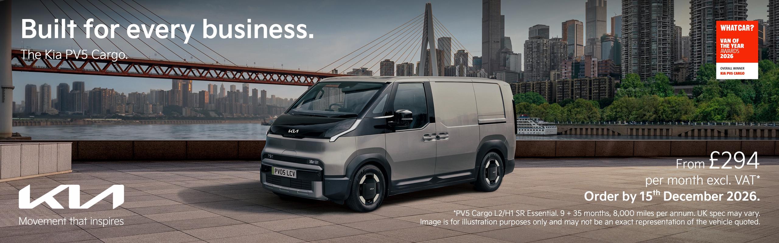 Kia EV Cargo Van | Business Van Hire at Gravells