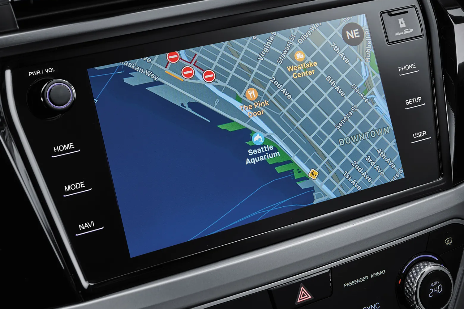 tivoli sat nav screen