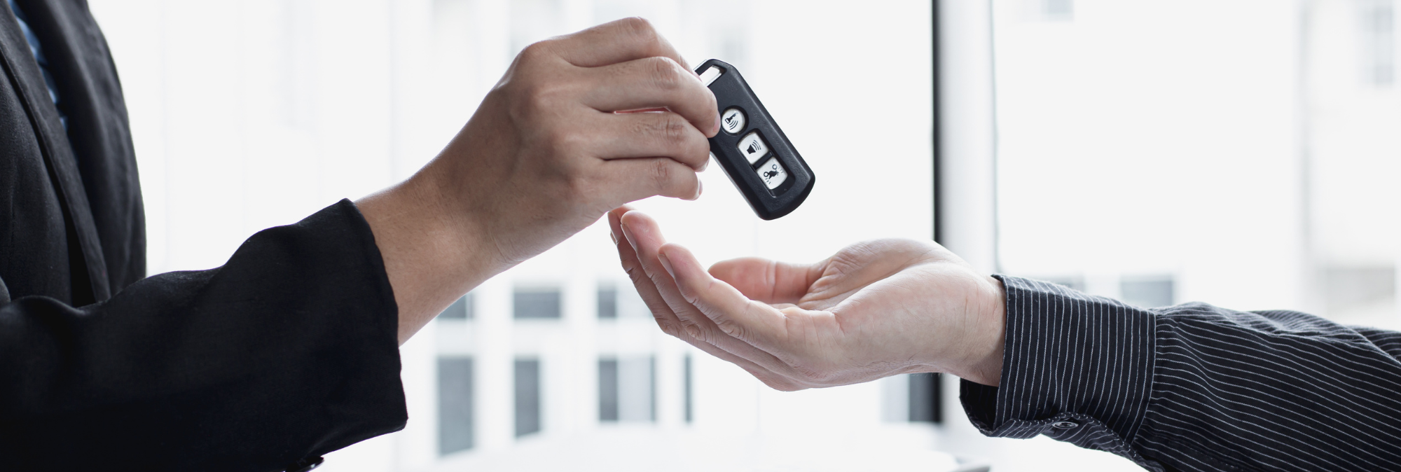 Person Passing Over Key