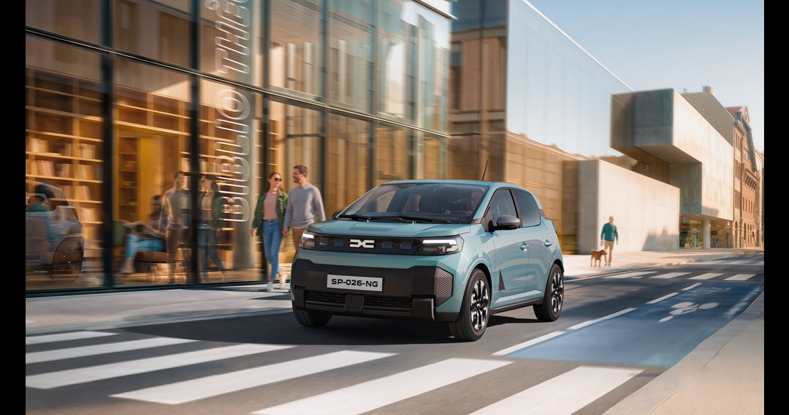 New Dacia Spring: 100 % electric, 100 % Dacia