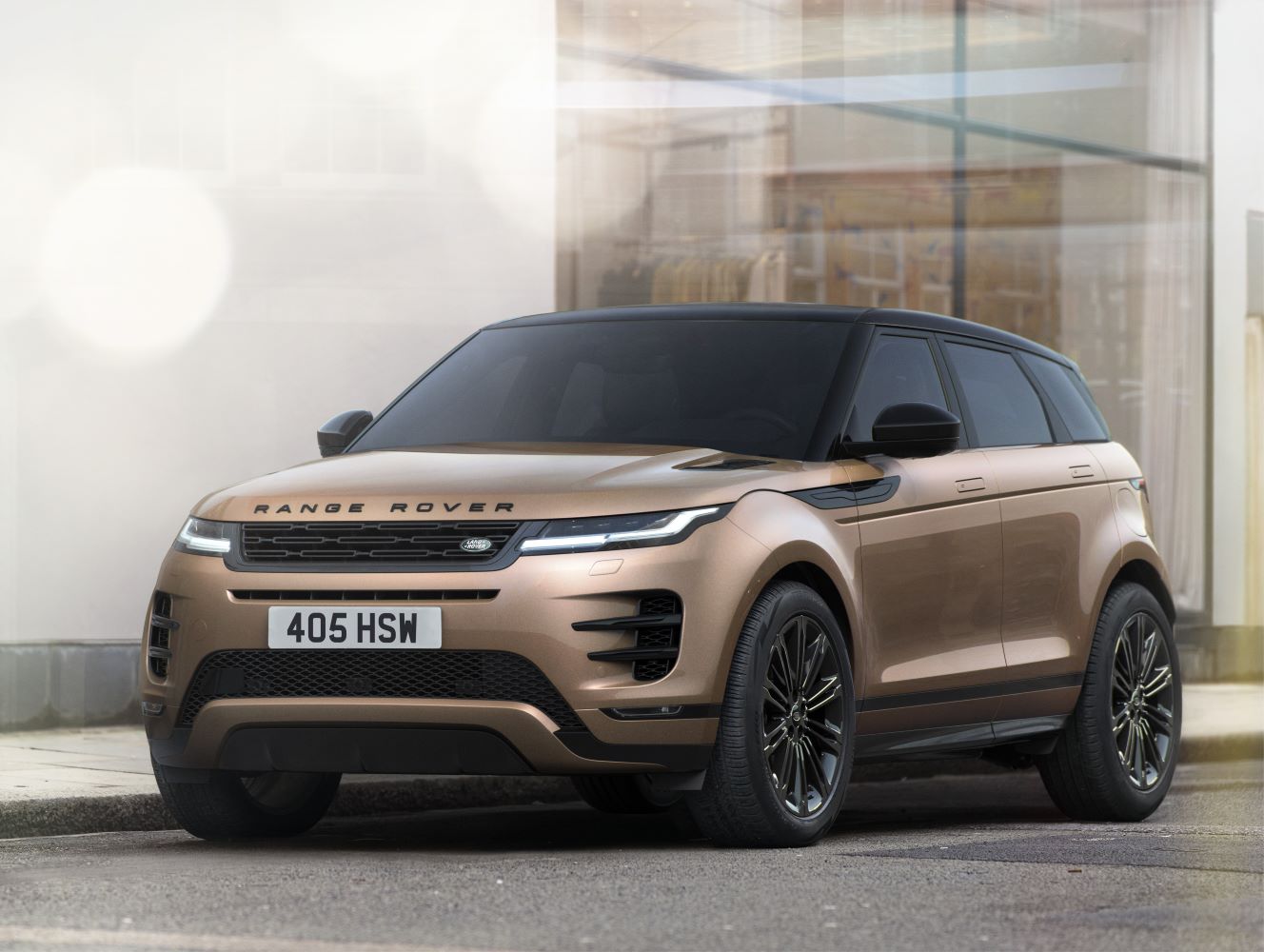 Range Rover Evoque Front Side View