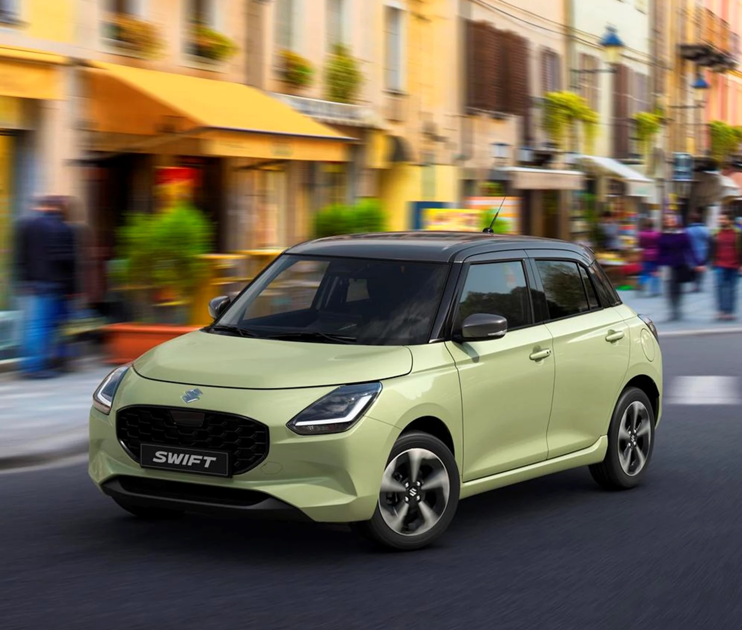 Suzuki Swift in the city