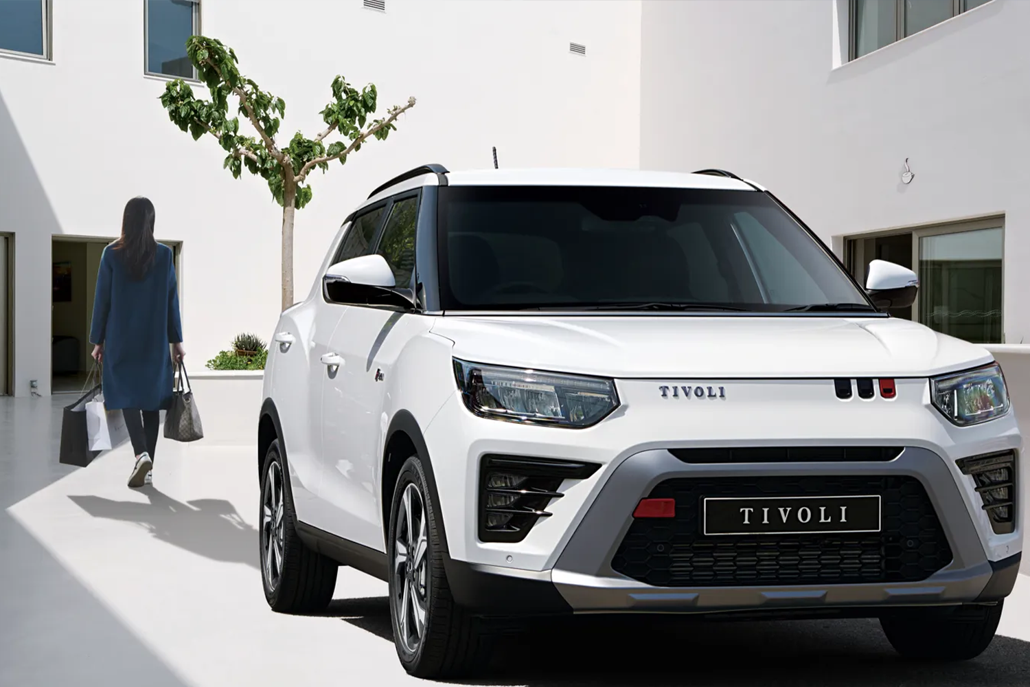 White tivoli exterior front