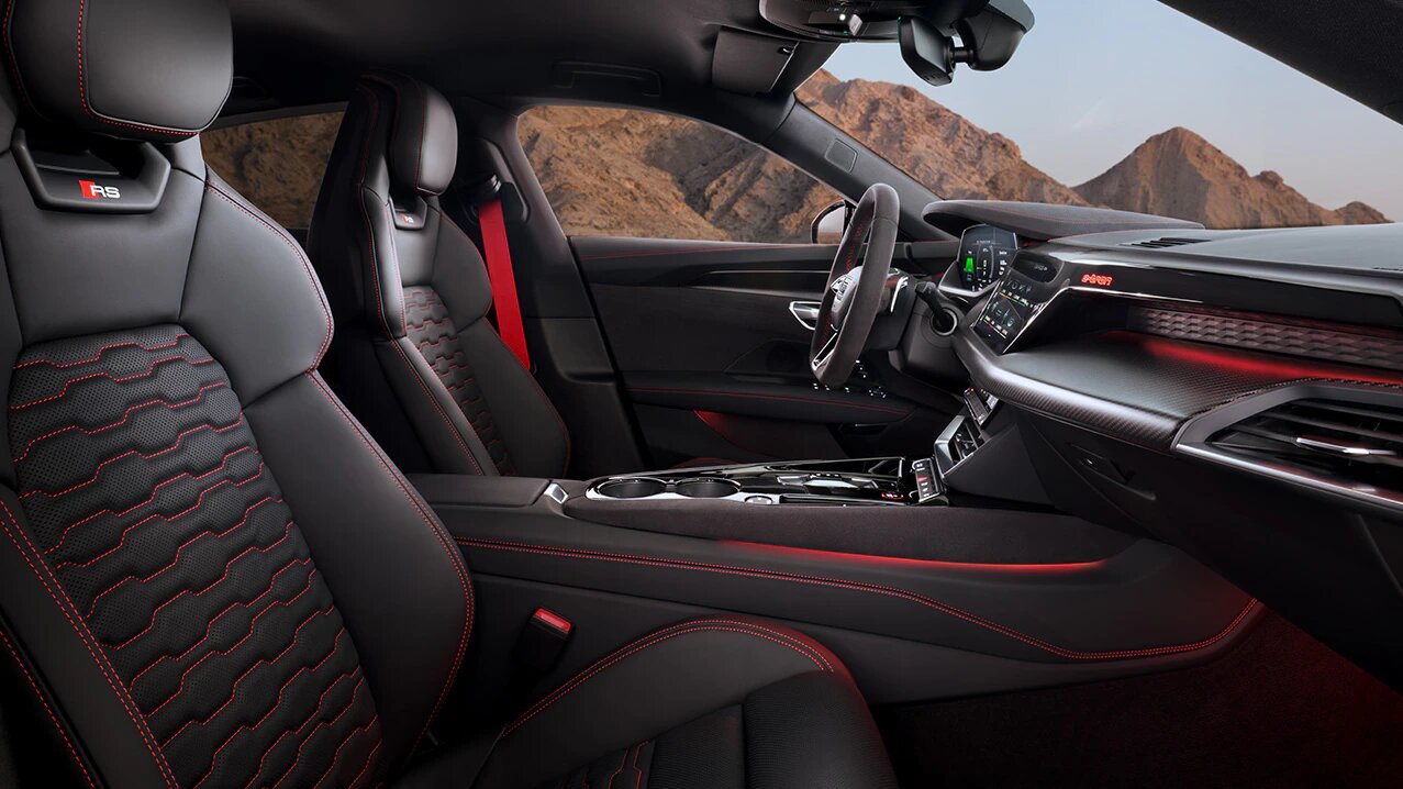 interior of Audi RS e-tron