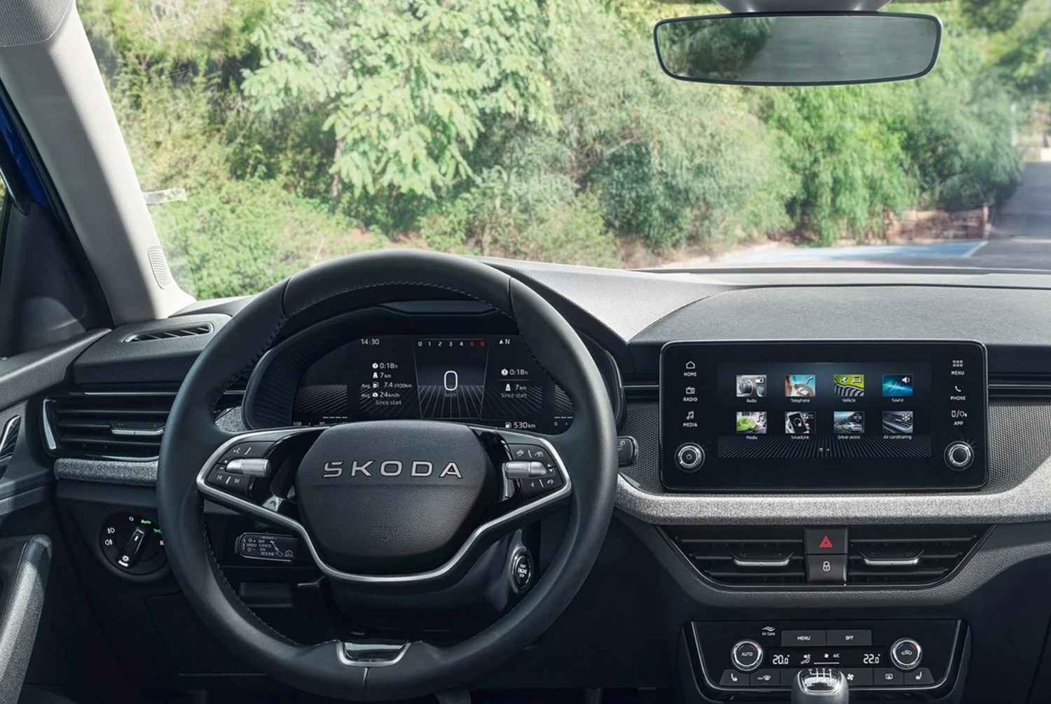 Skoda Scala driver's cockpit