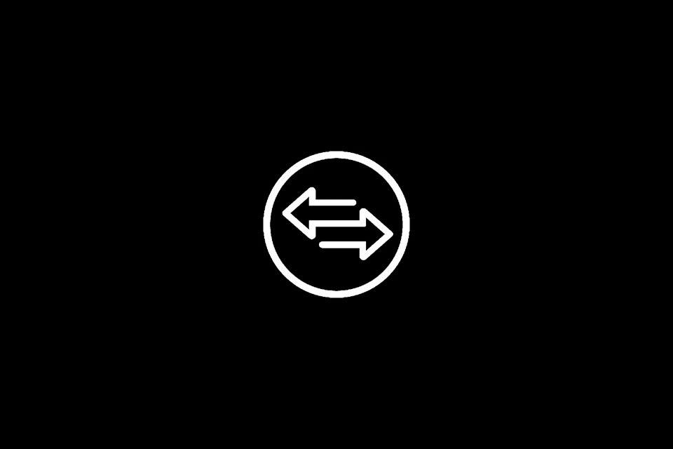 Arrows going opposite directions icon