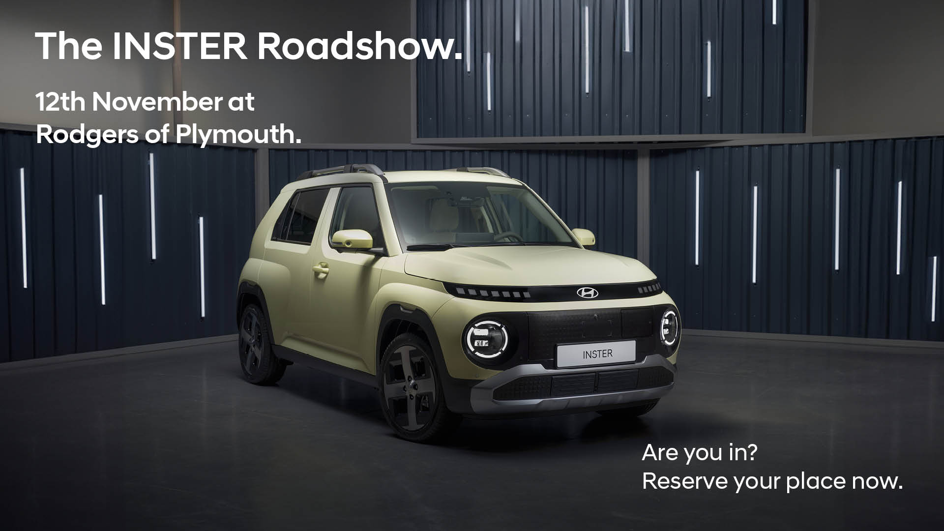 The Hyundai INSTER roadshow 