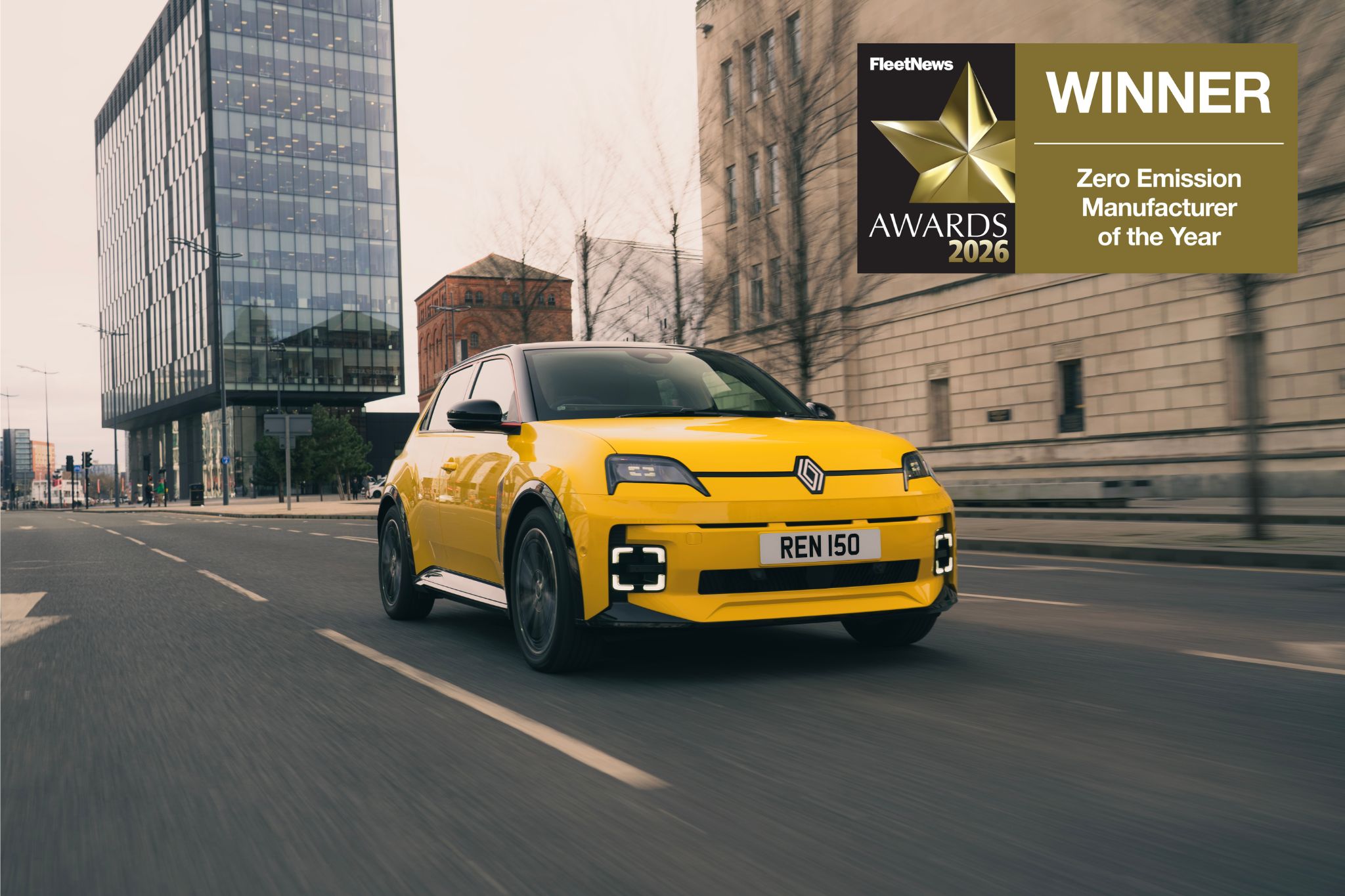 RENAULT GROUP WINS ‘ZERO EMISSION MANUFACTURER OF THE YEAR’ AT THE FLEET NEWS AWARDS 2026