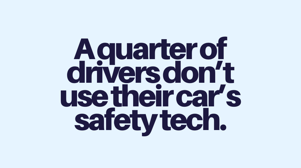A Quarter of Driver’s Aren’t Using Their Car’s Safety Tech. Are You One Of Them?