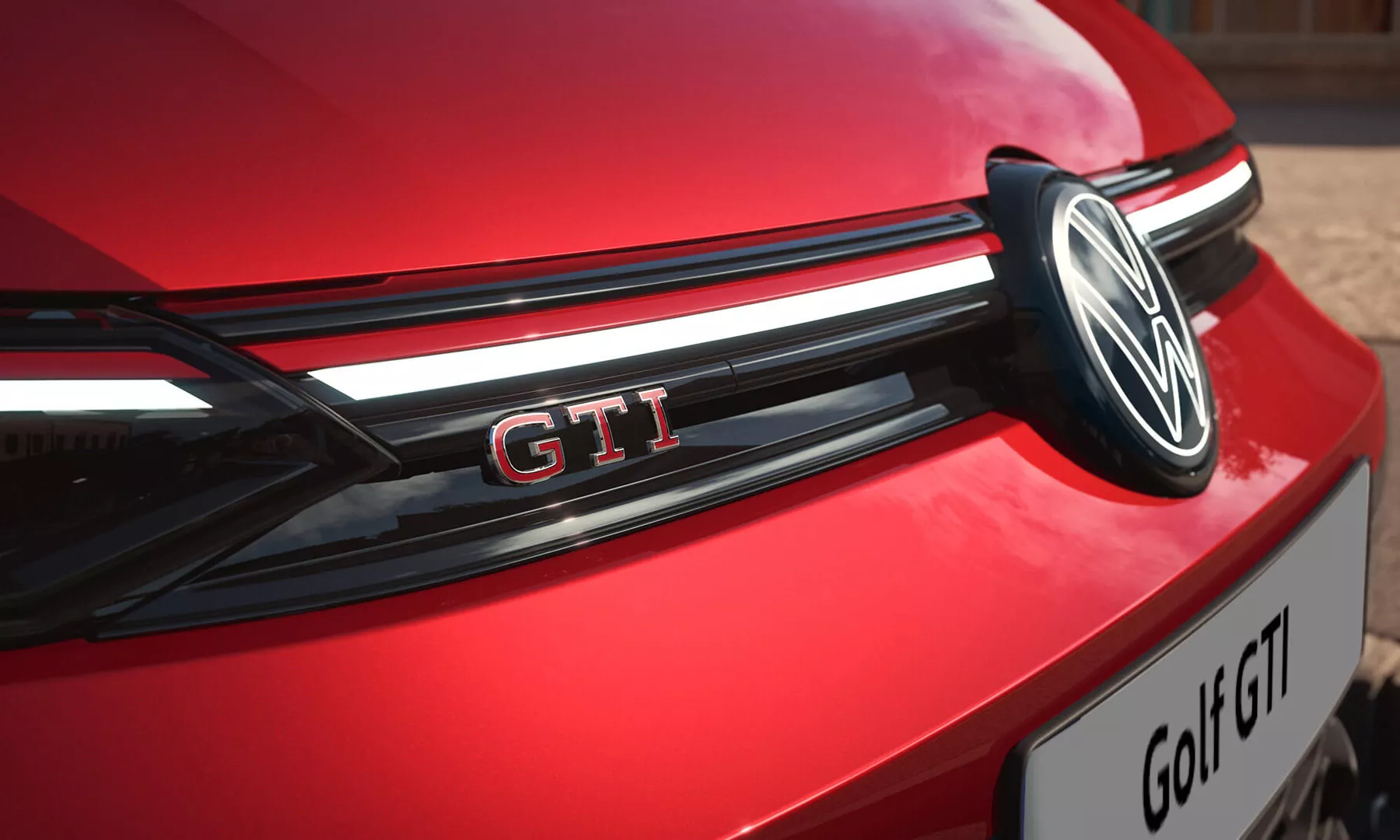 Red Golf GTI Grille