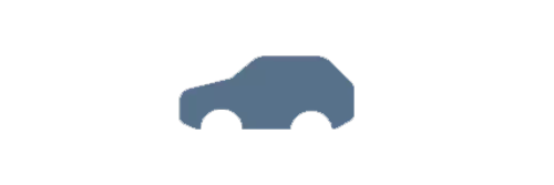 car without wheels icon